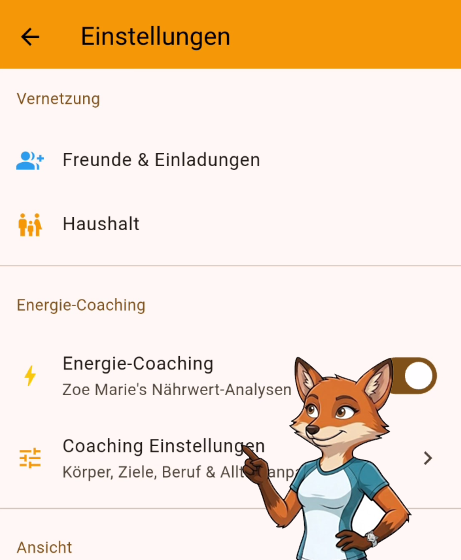 Die Ersteinrichtung: Körper, Ziele & Alltag